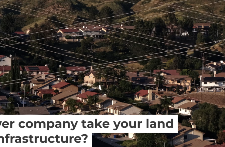 Meeting data center power demands will mean building more transmission lines and acquiring more land to put them on. These lines are in California. Justin Sullivan/Getty Images